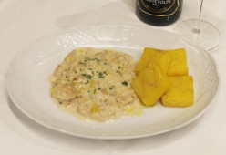 Baccalà in umido con Polenta